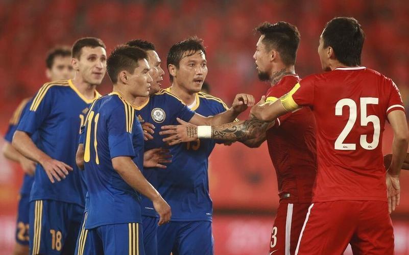足球中国vs哈萨克斯坦回放